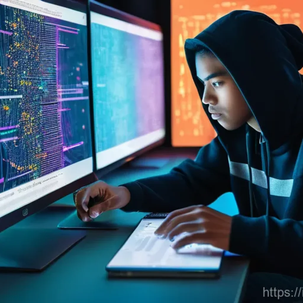 인터넷정보검색 실기 시험에서 출제된 최신 문제 유형 - Navigating the Digital Information Labyrinth**
A dynamic, eye-level shot of a focused young adult (a...