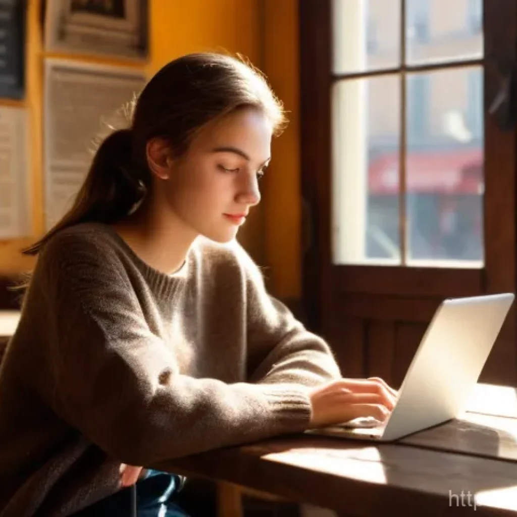 인터넷정보검색 필기 시험 대비 중요 과목 정리 - **Prompt:** A young, focused student, approximately 20 years old, sitting comfortably at a rustic wo...