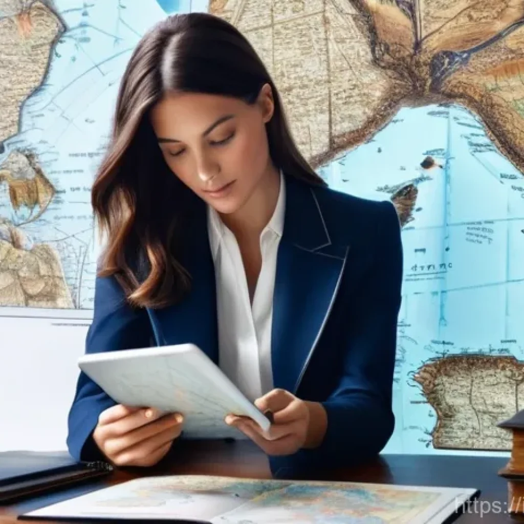 인터넷정보검색 자격증과 실무 경험의 상호 보완성 - **"Digital Map of Knowledge: Strategic Research"**
A focused, intelligent-looking woman in her e...