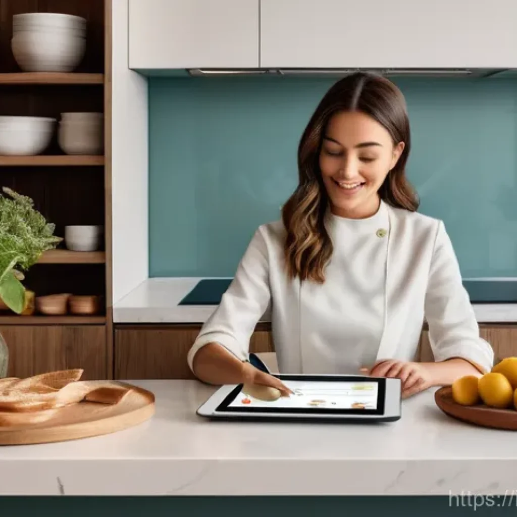 인터넷정보검색 실무에서 사용되는 최신 기술 트렌드 - **Prompt 1: The AI-Powered Culinary Journey**
    A wide shot of a young Italian woman, in her late ...