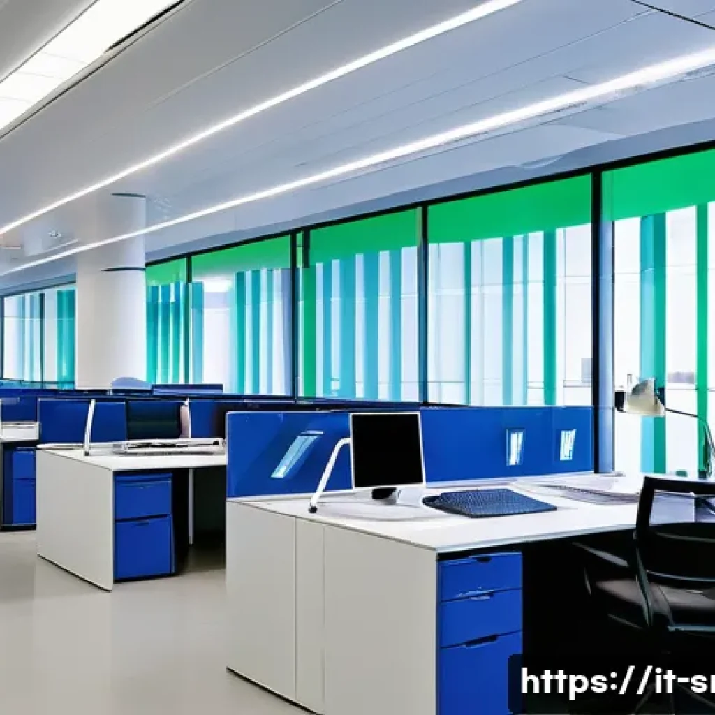 인터넷정보검색 자격증 취득 후 정부 기관 취업 사례 - A Modern Italian Public Administration Office: From Paper to Pixel**
**Prompt:** A vibrant, well-li...