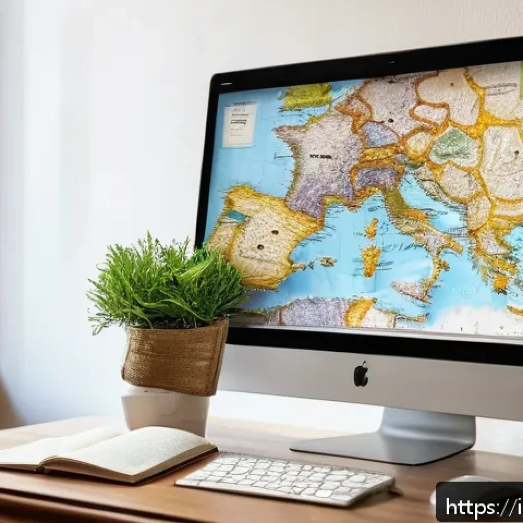 인터넷정보검색 실기 시험에서 강조된 데이터 정리 기법 - A detailed digital mind map displayed on a sleek computer screen in a modern Italian study room, fea...