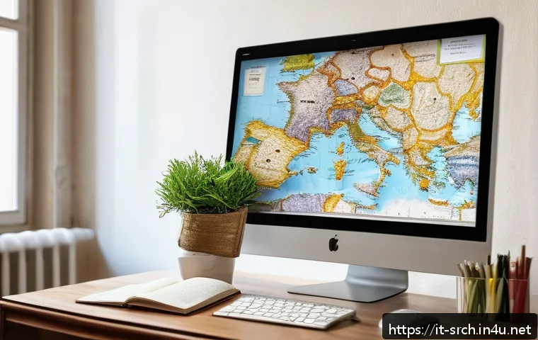 인터넷정보검색 실기 시험에서 강조된 데이터 정리 기법 - A detailed digital mind map displayed on a sleek computer screen in a modern Italian study room, fea...